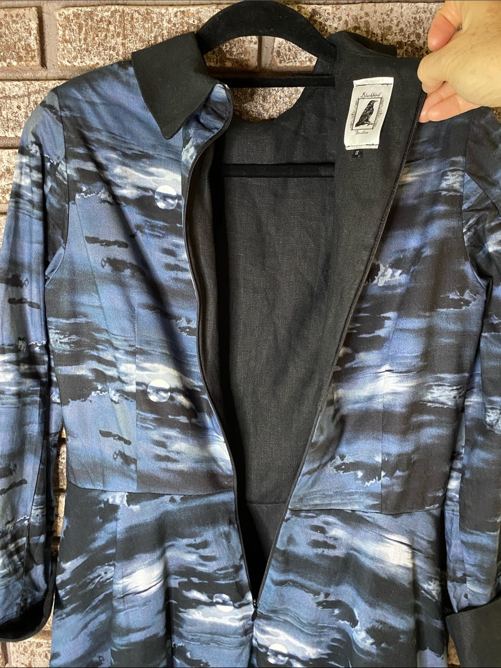 Blackbird Studios Slow Fashion in Celestial Print. Made in Hamilton Ontario. - Picture 10 of 12